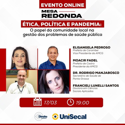 Diretoria da AMCG participa de debate sobre saúde pública